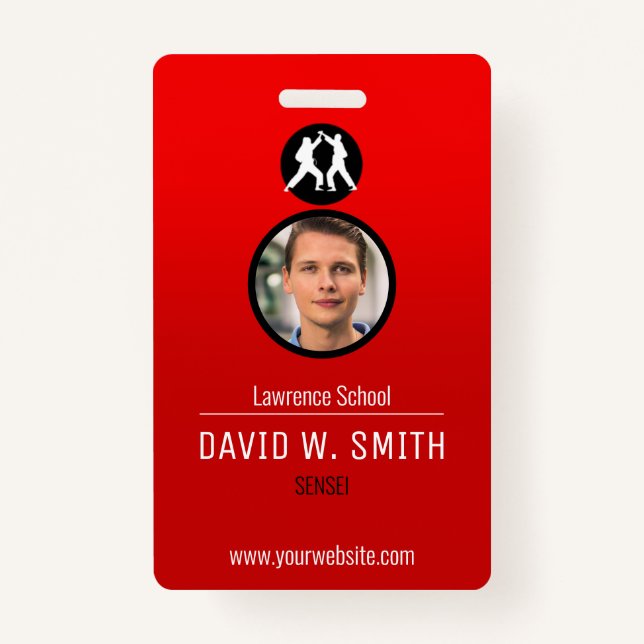 Badge Académie des arts martiaux (Devant)