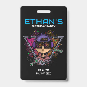 Badge Accès VIP à la fête d'anniversaire