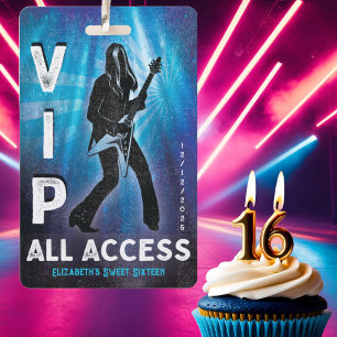 Badge Accès VIP personnalisé à toutes les activités pour