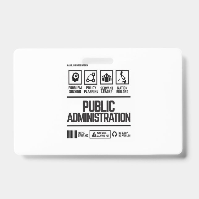Badge administration publique (Avant)