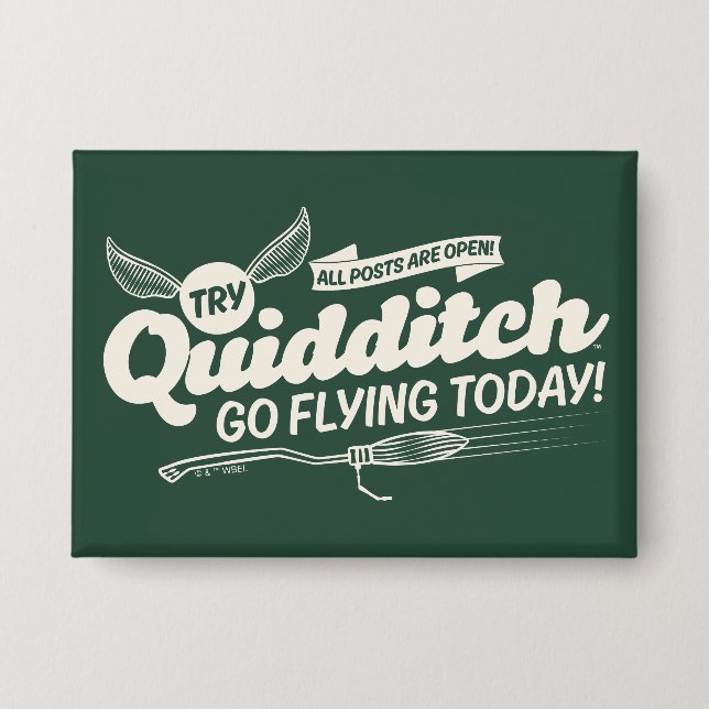 Badge Affiche de recrutement de QUIDDITCH™ (Recto)