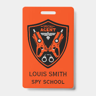 Badge Agent Spécial Enfant