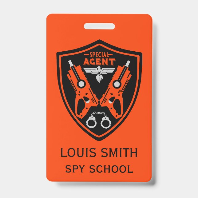 Badge Agent Spécial Enfant (Avant)
