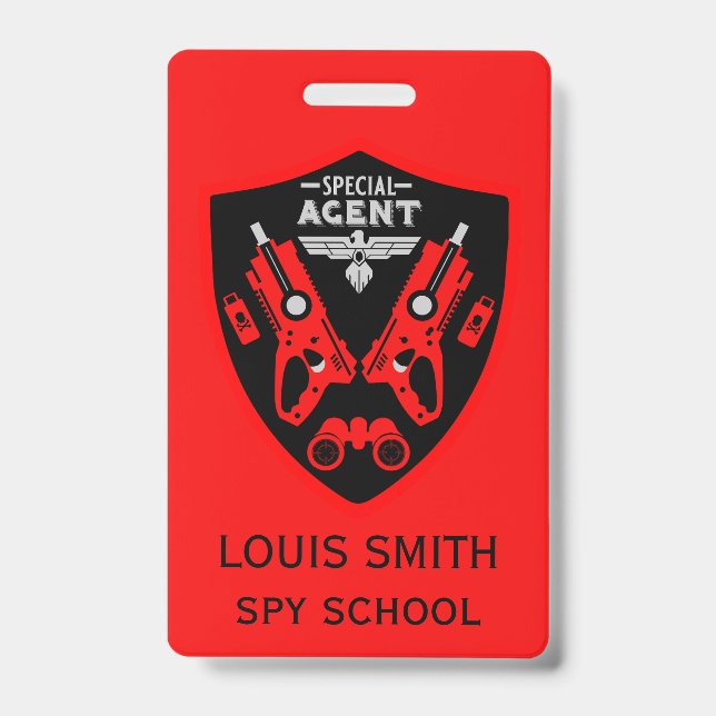 Badge Agent Spécial Enfant (Avant)
