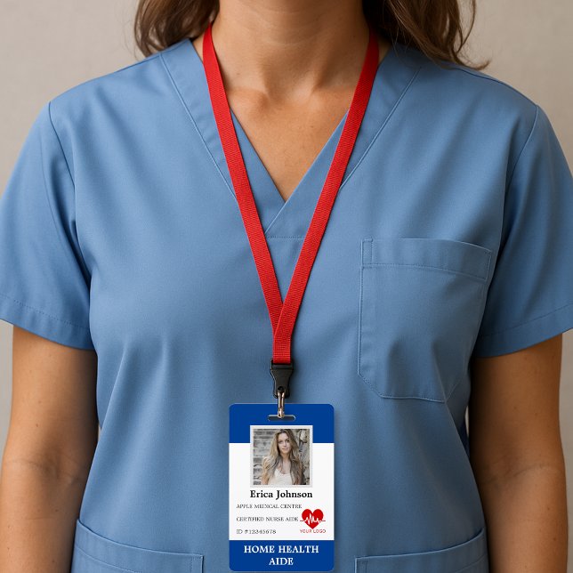 Badge Aide en santé à domicile Infirmière certifiée Aide (Créateur téléchargé)