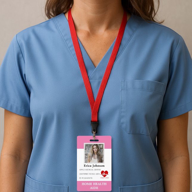 Badge Aide en santé à domicile Infirmière certifiée Aide (Créateur téléchargé)