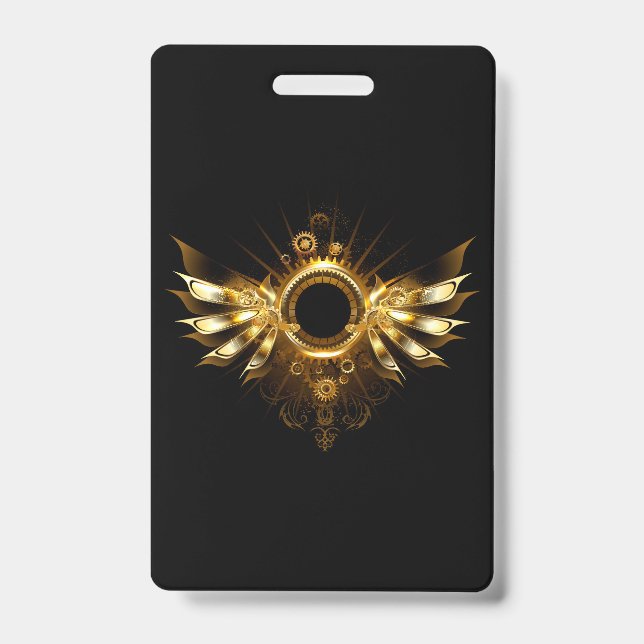 Badge Ailes de Steampunk (Avant)