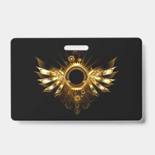 Badge Ailes Steampunk