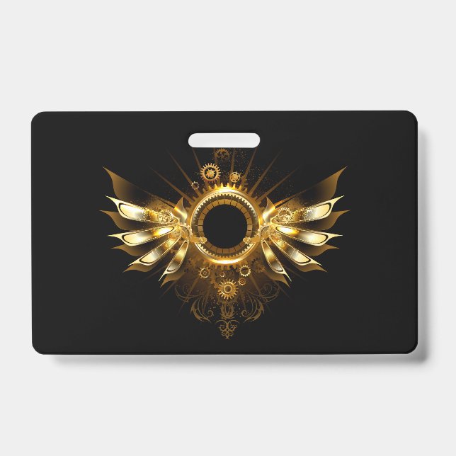 Badge Ailes Steampunk (Avant)