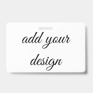 Badge ajoutez votre design