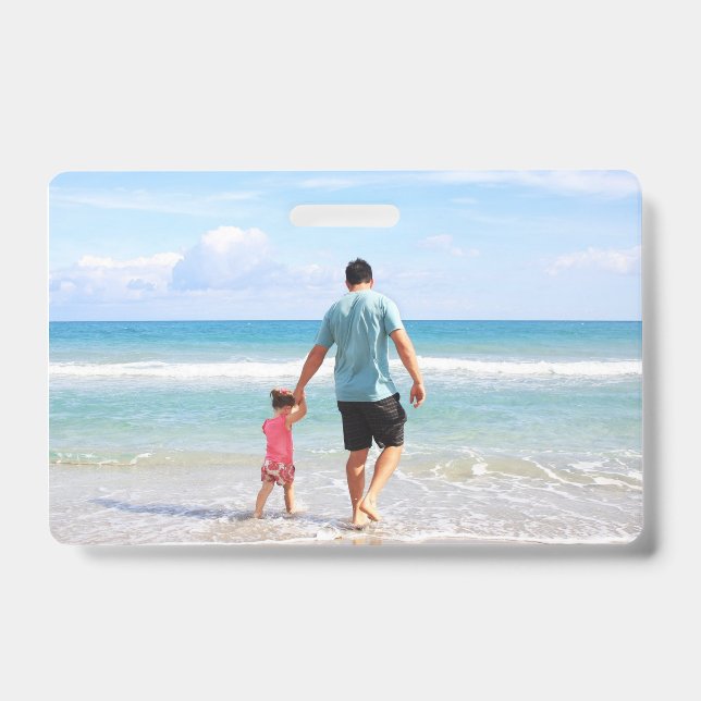 Badge Ajoutez Votre Propre Photo et/ou Texte (Avant)