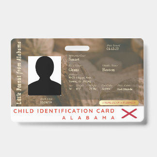 Badge Alabama - Mon petit enfant cacahuète