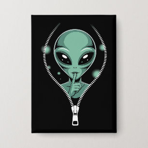 Badge Alien Peeping