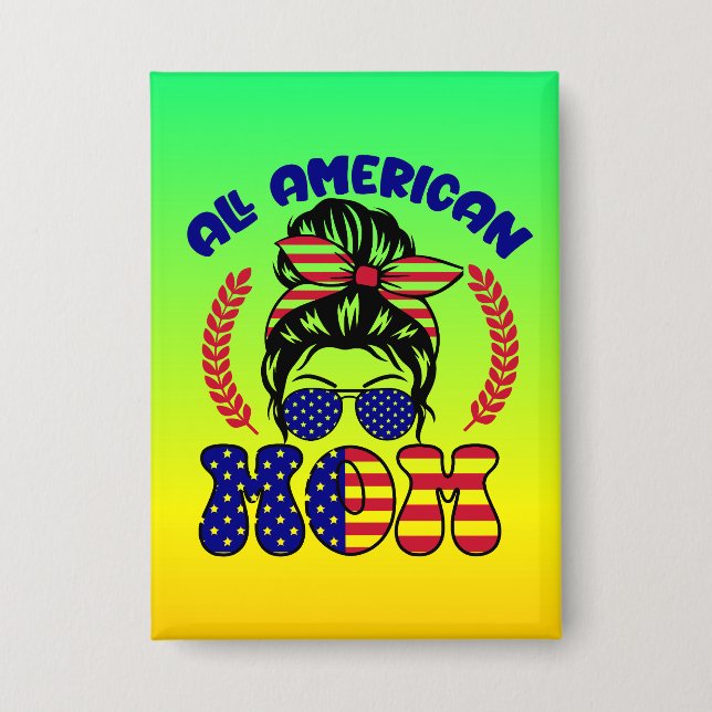 Badge All American Mom-32169 (Recto)