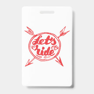 Badge Allons Faire du Moto