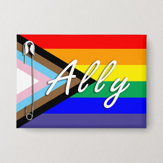 Badge Ally LGBTQ+ Bouton de sécurité