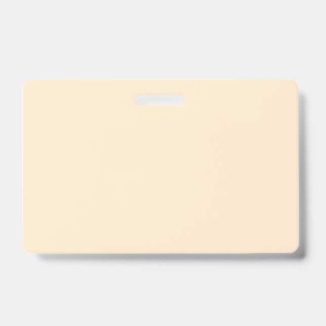 Badge Amande blanchie (couleur solide) (Avant)