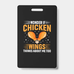 Badge Amateur de Poulet Aile de Poulet