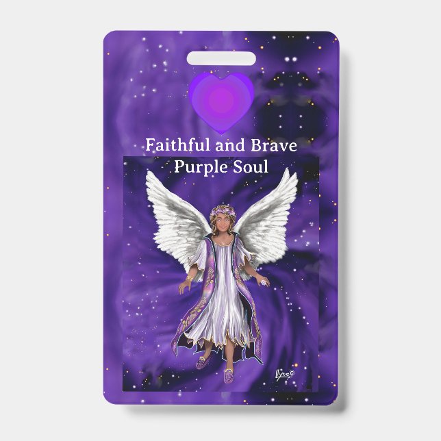 Badge âme violette (Avant)