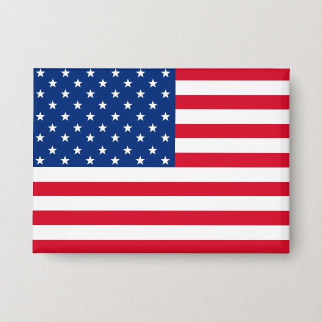 Badge American Flag Button  (Recto)