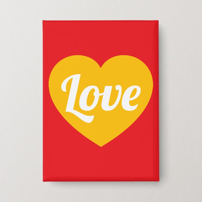 Badge Amour,cœur,personnalisé (Recto)