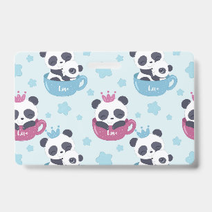 Badge Amoureux des pandas   Le Panda Est Un Animal Mécha
