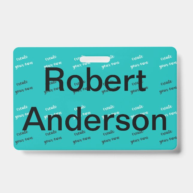 Badge Amusants Créez votre propre meilleur (Avant)