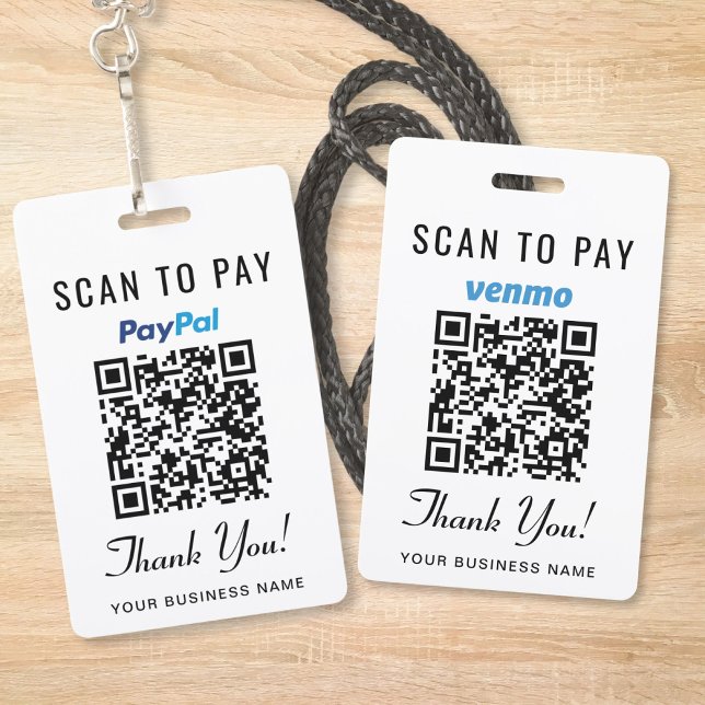 Badge Analyser pour payer Venmo PayPaL QR Code (Créateur téléchargé)