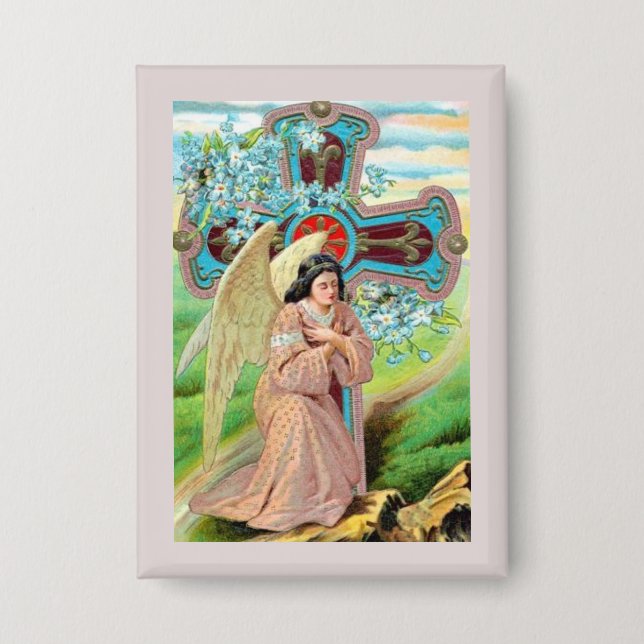 Badge Ange priant (Recto)