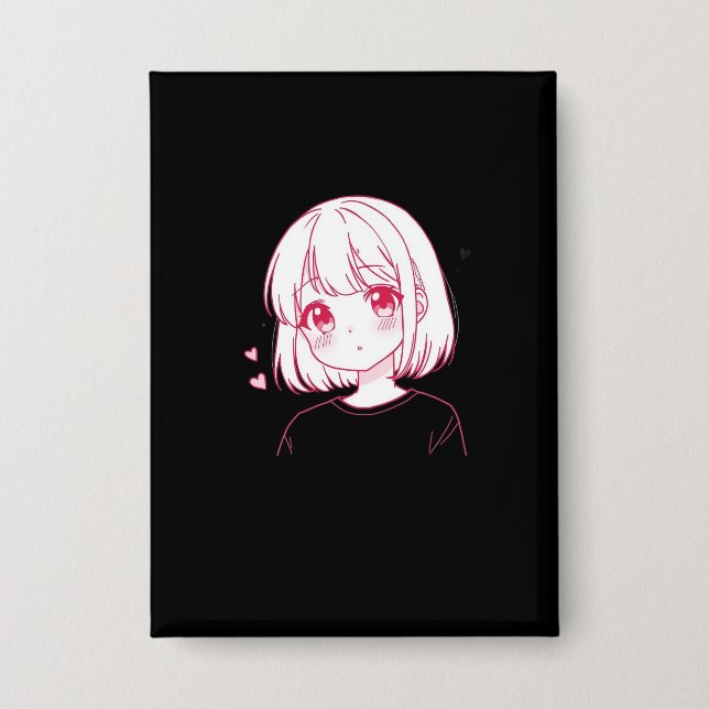 Badge "Anime Love Vibes" (Recto)