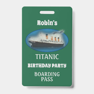 Badge Anniversaire du Titanic Bateau de la White Star Li