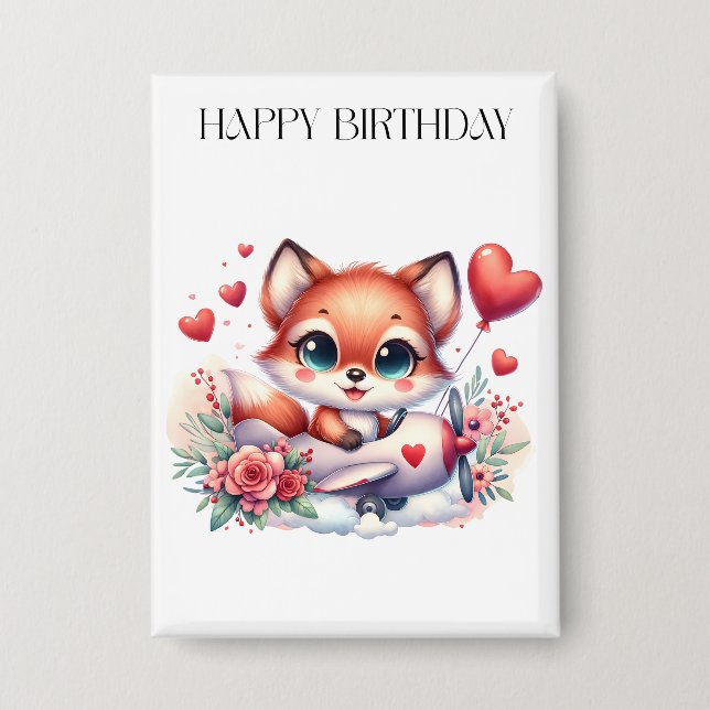 Badge Anniversaire Pilote Renard (Recto)