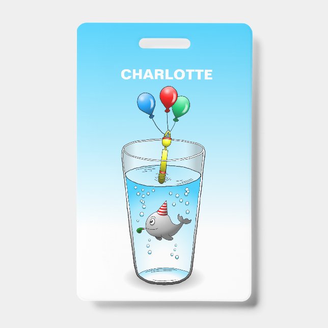 Badge Anniversaire Pool Party (Avant)