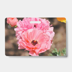 Badge Apparaître en rose