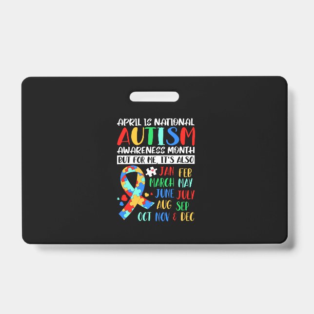 Badge April is National Autism Awareness Month (Avant)