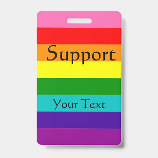 Badge Arc-en-ciel, Gay et sympathisants