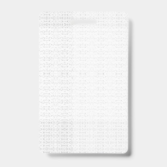 Badge Arrière - plan blanc avec un motif extensible de p (Avant)