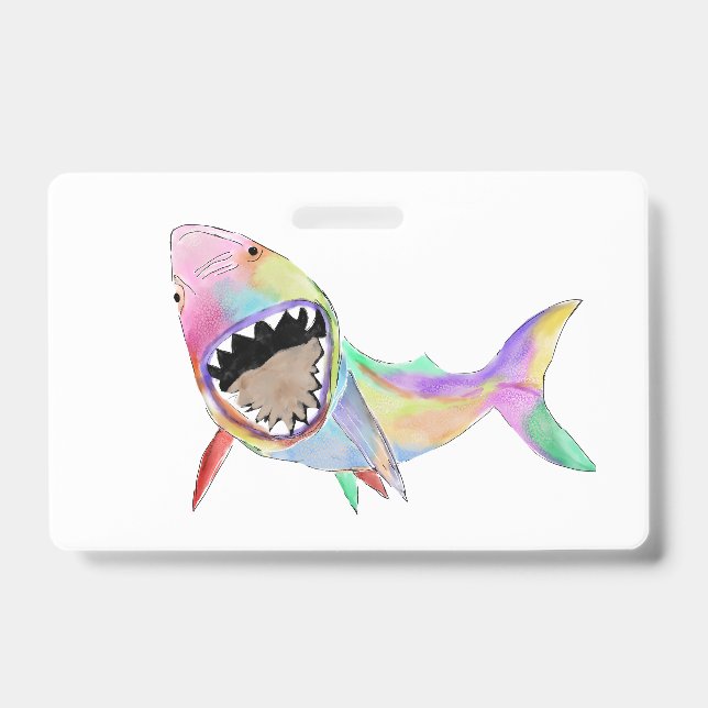 Badge Art de requin  (Avant)