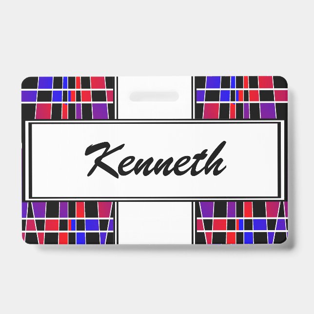 Badge Art déco "fracturé" par Kenneth Yoncich (Avant)