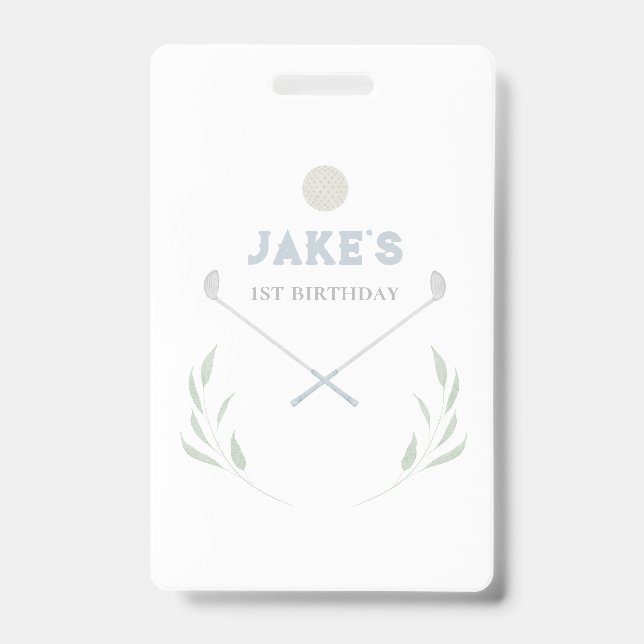 Badge Assiettes en papier pour fête d'anniversaire de go (Avant)