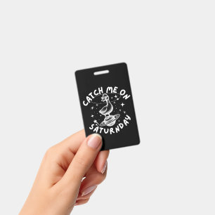 Badge Attrape-moi le samed(i) Jeu de mots humoristique