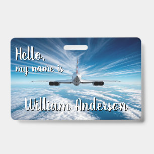 Badge Au-delà de l'horizon : Concorde vu de derrière Nom