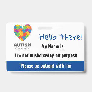 Badge Autisme