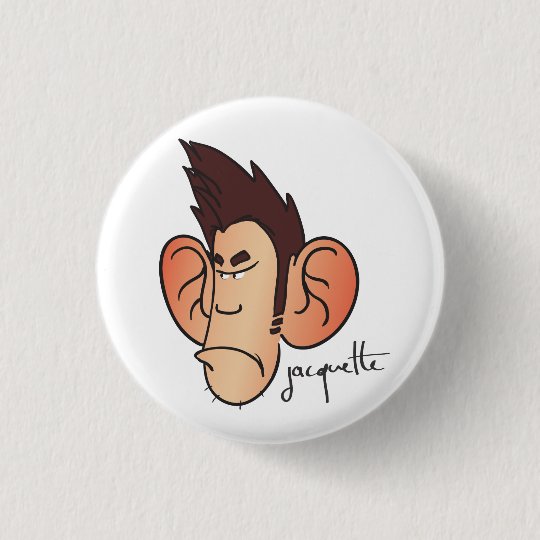 Badge avatar jacquette mécontent