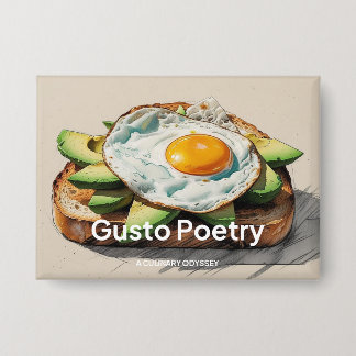 Badge Avocado & Oeuf Toast Gusto Poésie