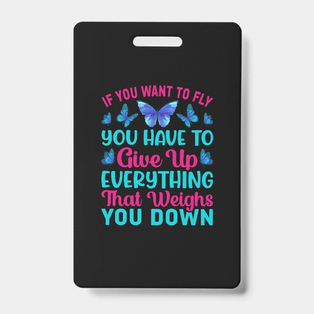 Badge Babfly | If You Want To Fly (Avant)