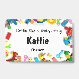 Badge Baby-sitting simple