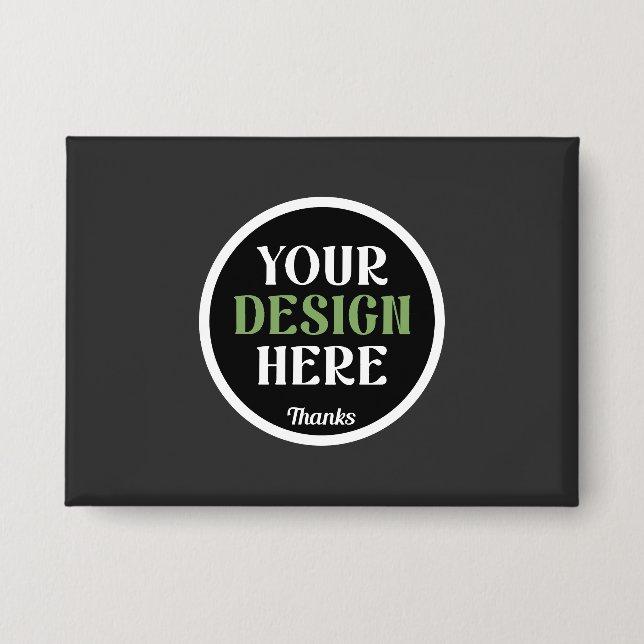 Badge baiser personnalisé, unique, élégant et minimalist (Recto)