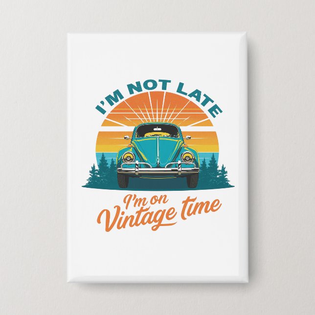 Badge Balade dans le Temps Rétro (Recto)