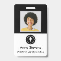 Balise minimale simple pour employé QR et code-bar